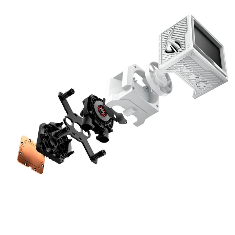 فن خنک کننده پردازنده ایسوس مدل ASUS ROG RYUJIN III 360 ARGB EXTREME WHITE