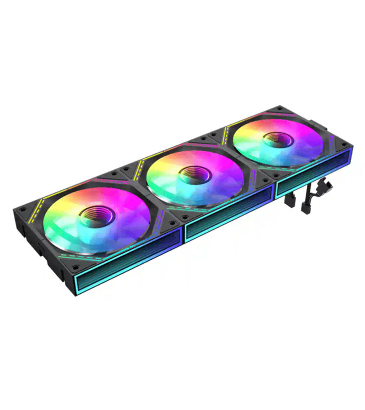 فن کیس گیم مکس مدل GameMax FN12A-S3I-R Black 3x