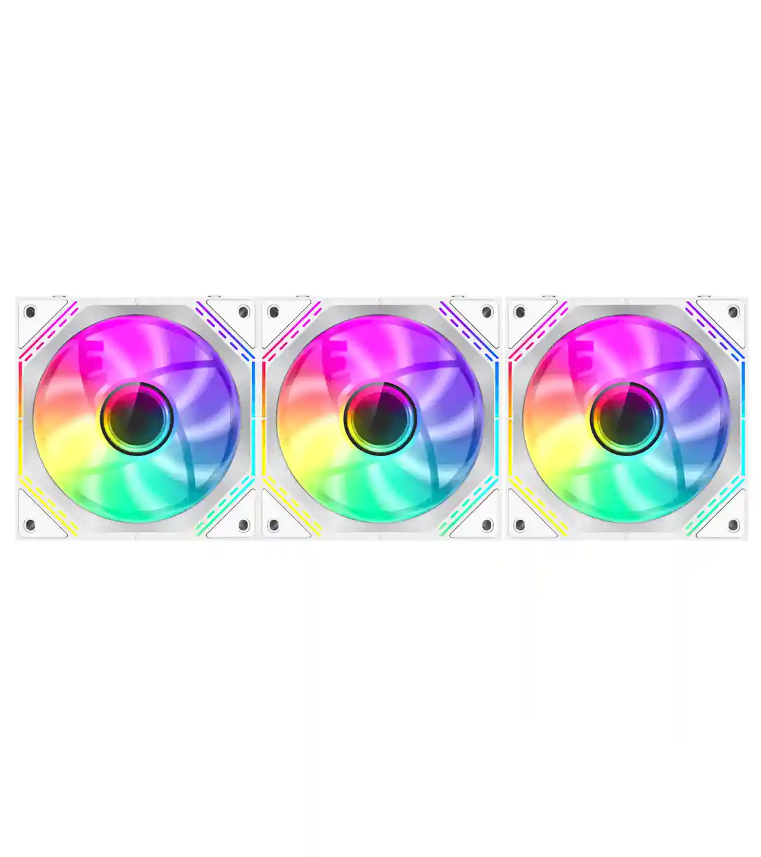 فن کیس گیم‌ مکس مدل GameMax FN12A-S3I-RW White 3x