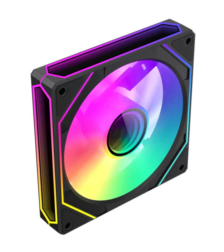 فن کیس گیم مکس مدل GameMax FN12A-S8I-R Black