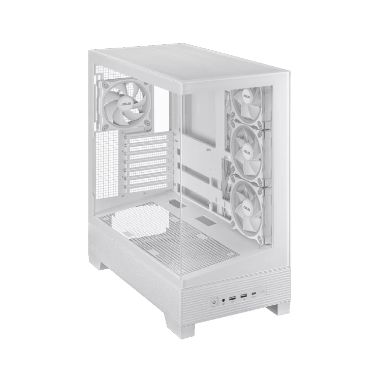 کیس گیمینگ ایسوس مدل ASUS PRIME A31 Plus TG White