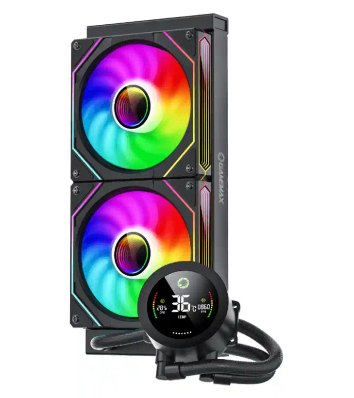 فن خنک کننده پردازنده گیم مکس مدل GameMax IceBurg 240 Digital Black