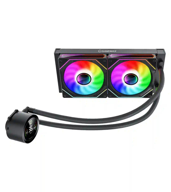 فن خنک کننده پردازنده گیم مکس مدل GameMax IceBurg 240 Digital Black