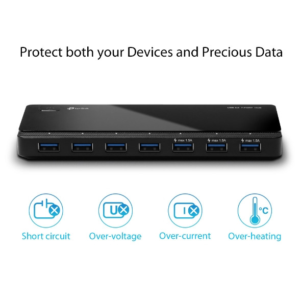 هاب 7 پورت USB 3.0 تی پی لینک مدل UH700