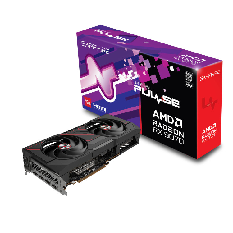 کارت گرافیک سافایر مدل SAPPHIRE PULSE RX 9070 GAMING 16GB DUAL