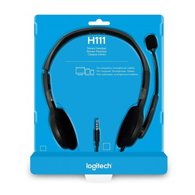 هدست لاجیتک مدل LOGITECH H111 STEREO Wired headset