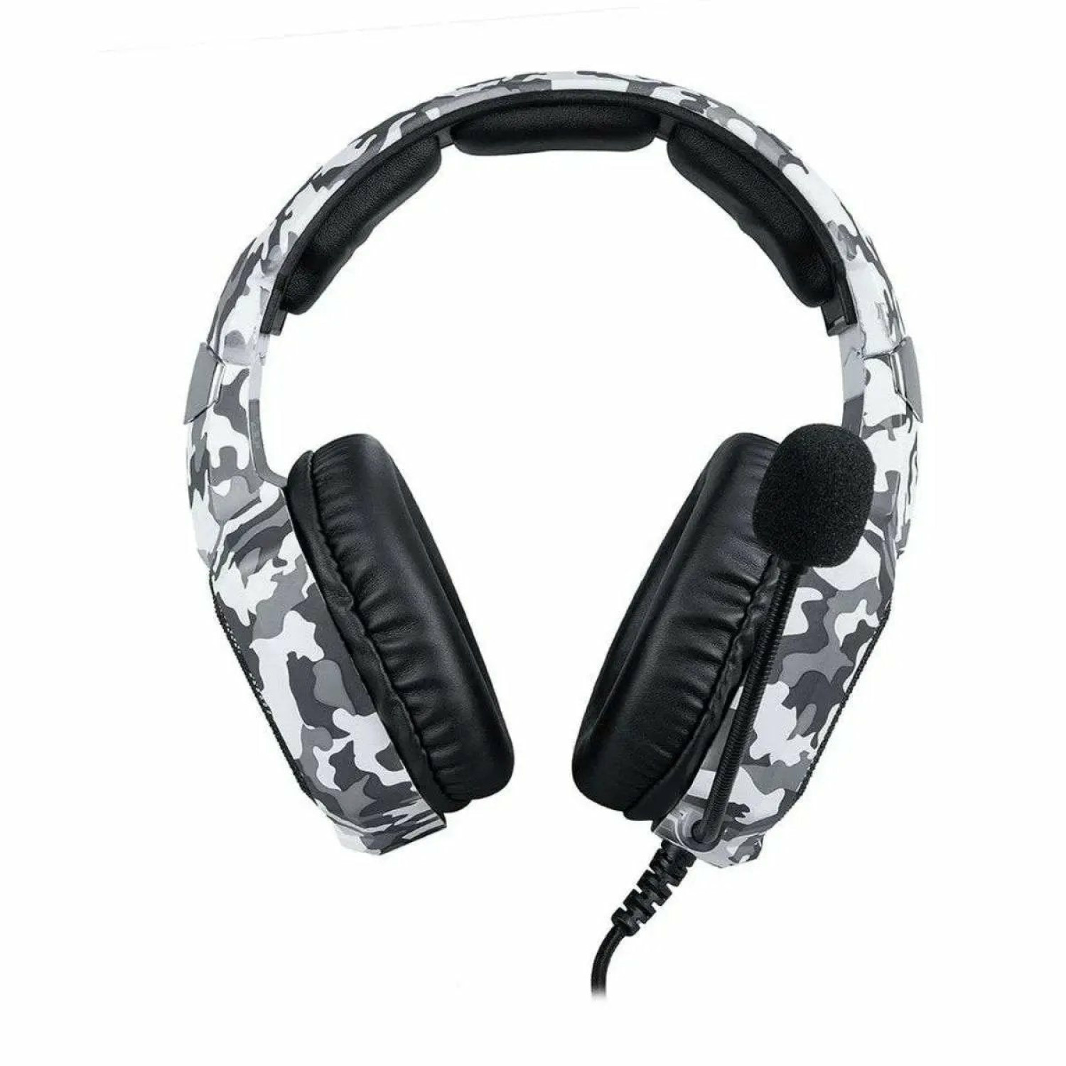 هدست اونیکوما مدل Onikuma K8 Camo Wired Gray