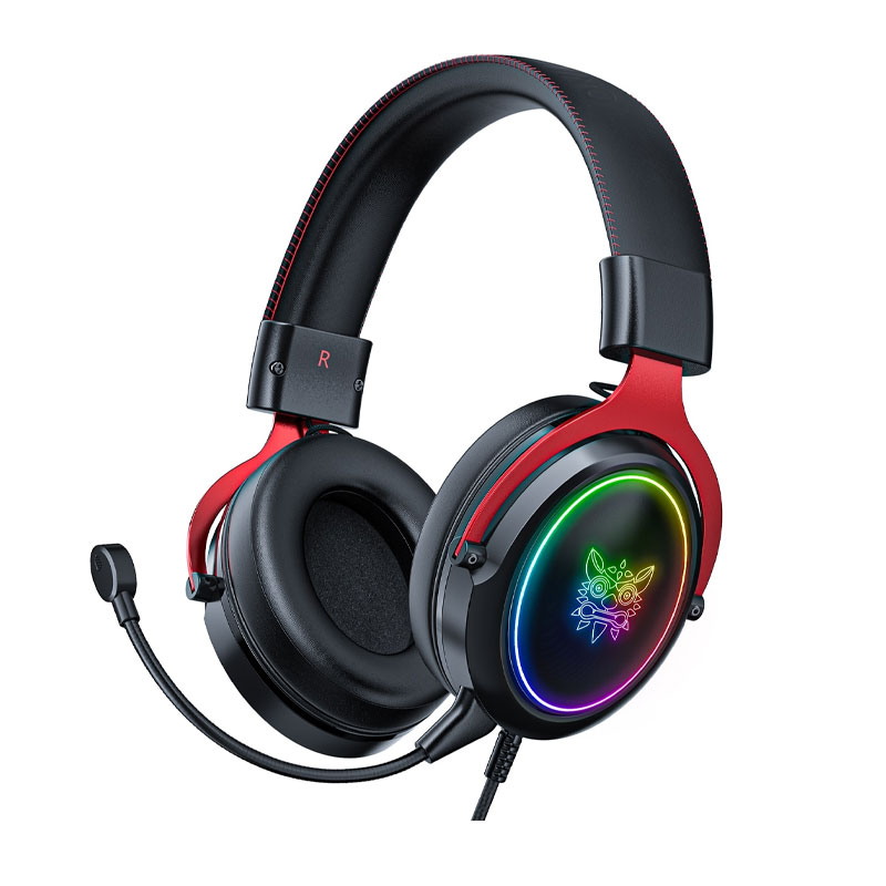 هدست اونیکوما مدل Onikuma X10 Wired Black Red