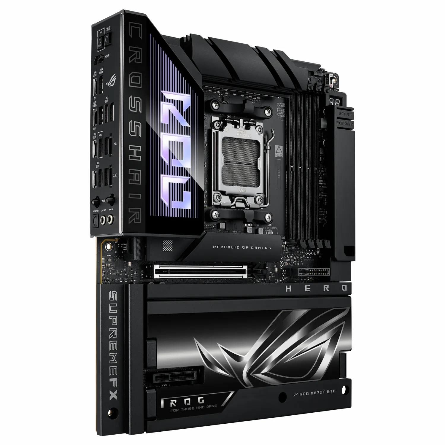 مادربرد ایسوس مدل ASUS ROG CROSSHAIR X870E HERO BTF WIFI DDR5