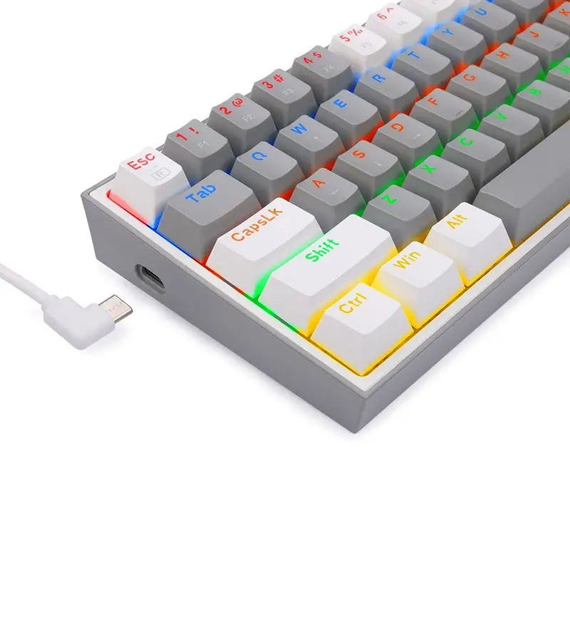 کیبورد ردراگون مدل Redragon K617 FIZZ GW