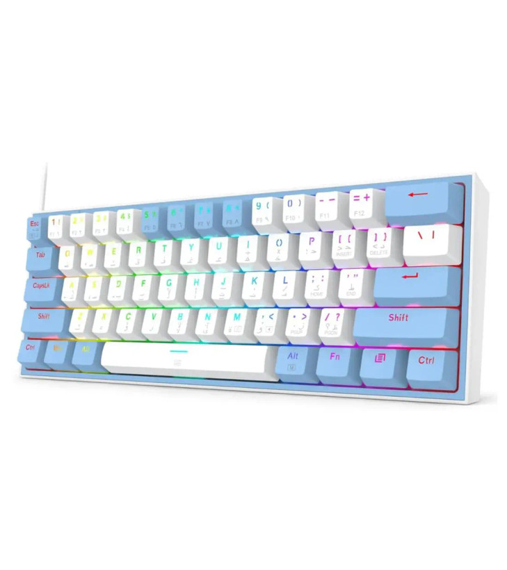 کیبورد ردراگون مدل Redragon K617 FIZZ WB