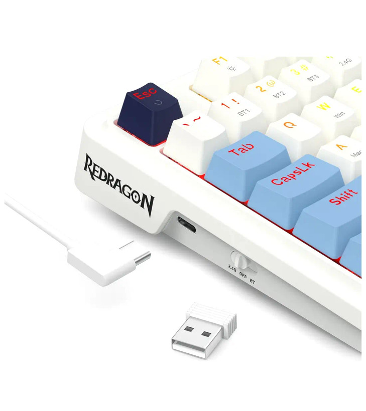 کیبورد ردراگون مدل Redragon Antonium K728 PRO WBB