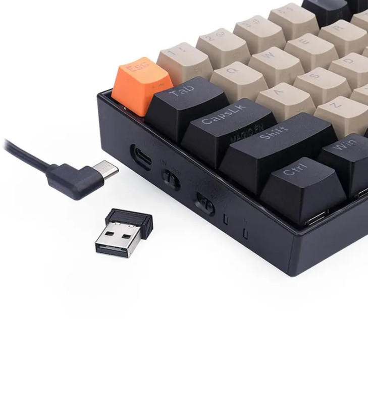 کیبورد ردراگون مدل Redragon Draconic Elite K530 OG BKGY PRO