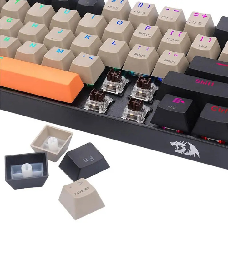 کیبورد ردراگون مدل Redragon Draconic Elite K530 OG BKGY PRO