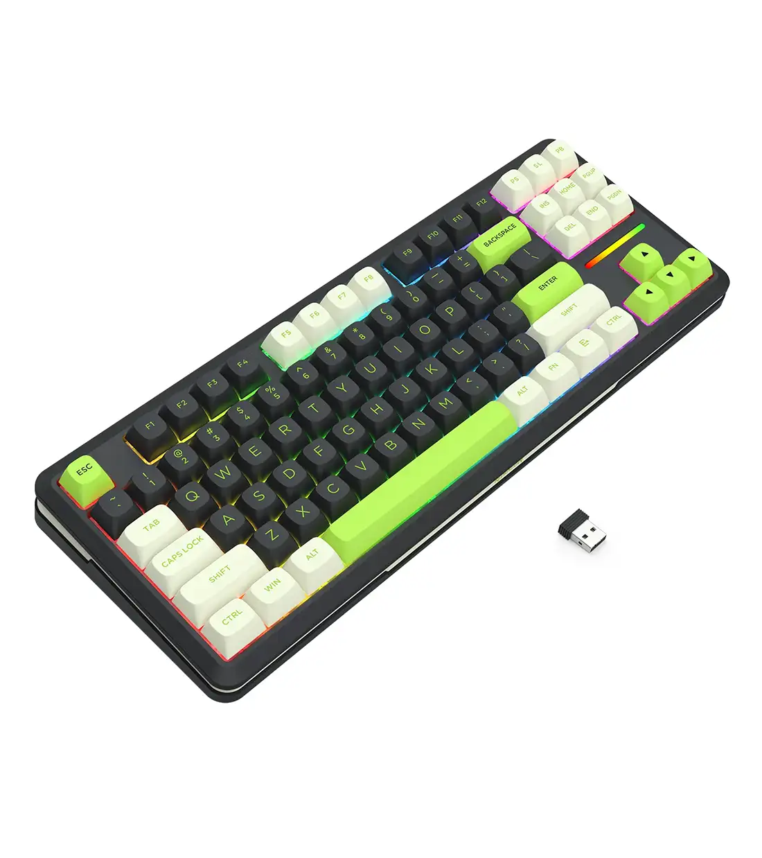 کیبورد ردراگون مدل Redragon WILDSLASH K734 BWG PRO