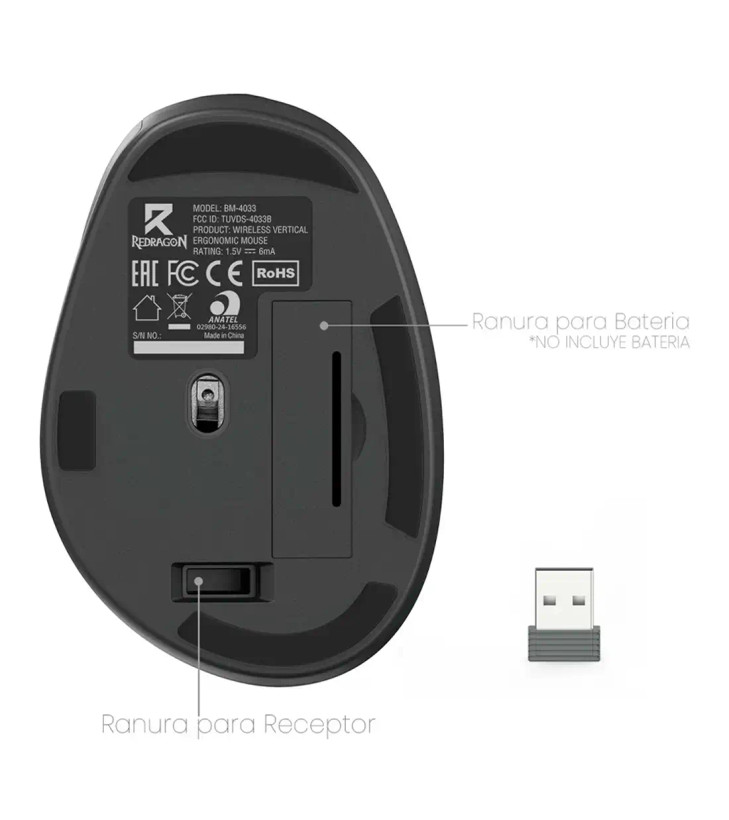 موس ردراگون مدل Redragon BM-4033 Wireless