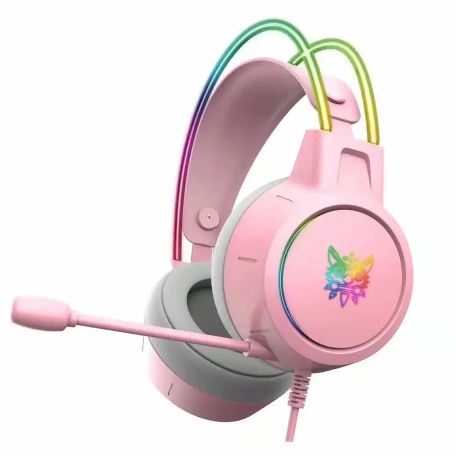 هدست اونیکوما مدل Onikuma X15 Pro Wired Pink