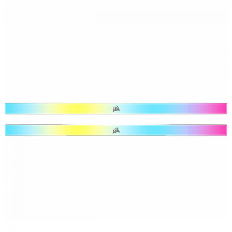 رم کورسیر مدل CORSAIR VENGEANCE RGB 32GB (DUAL) 5200MHz CL40 WHITE