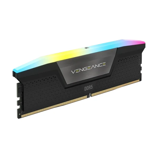 رم کورسیر مدل CORSAIR VENGEANCE 32GB 16GB×2 6000MHz CL40 DDR5 RGB AMD EXPO