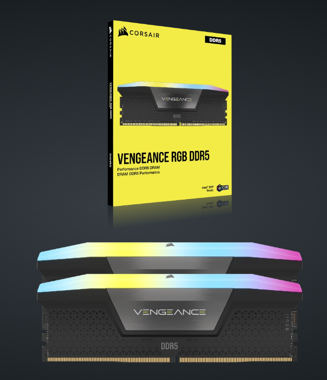 رم کورسیر مدل CORSAIR VENGEANCE RGB 48GB (DUAL) 6000MHz CL36 Black