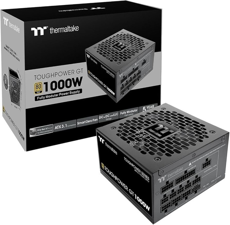 پاور ترمالتیک مدل Thermaltake Toughpower GT 1000W Black Gold