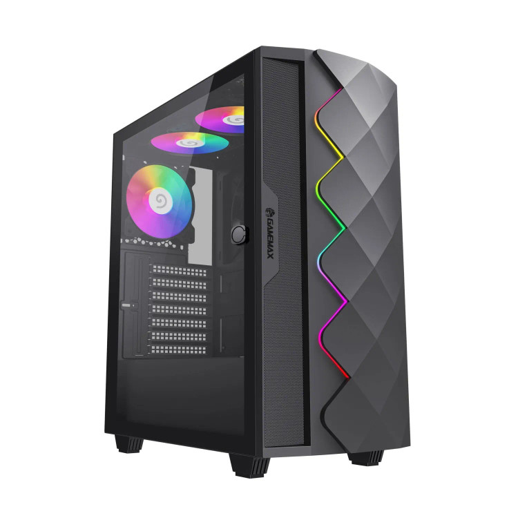 کیس گیمینگ گیم مکس مدل GAMEMAX Diamond CP Black
