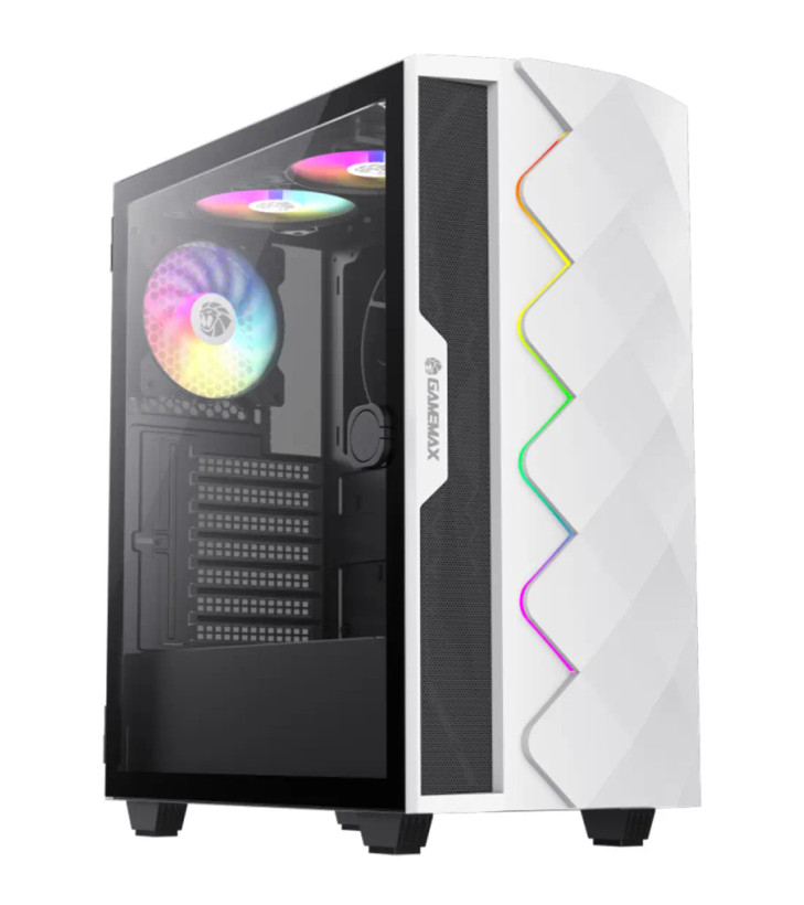 کیس گیمینگ گیم مکس مدل GAMEMAX Diamond CP White
