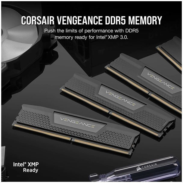 رم کورسیر مدل CORSAIR VENGEANCE LPX 16GB (SINGLE) 5200Mhz CL40 BLACK