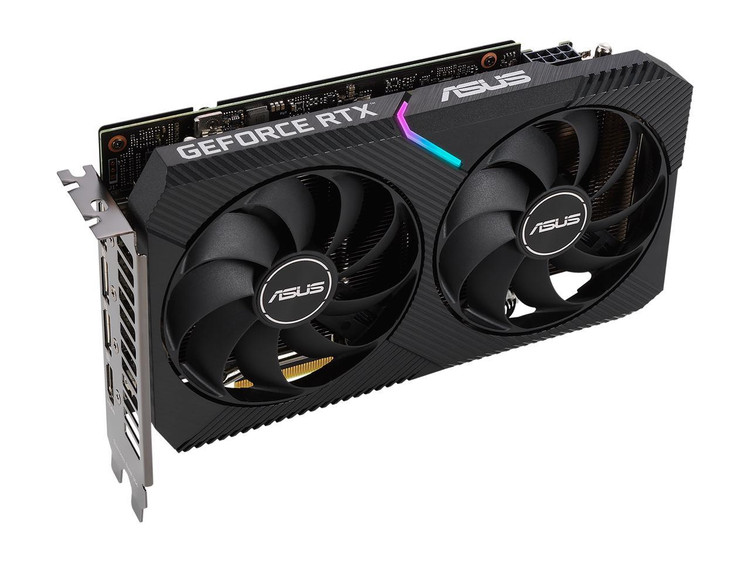 کارت گرافیک ایسوس مدل Dual RTX 3060 OC Gaming حافظه 12 گیگابایت