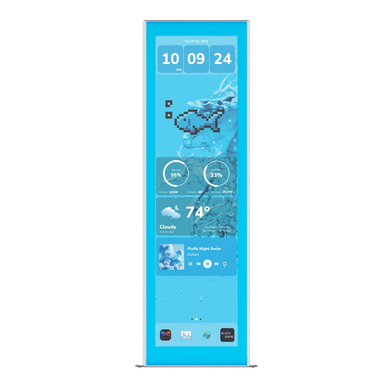 کیس هایت مدل HYTE Y70 TOUCH INFINITE BLUEBERRY MILK