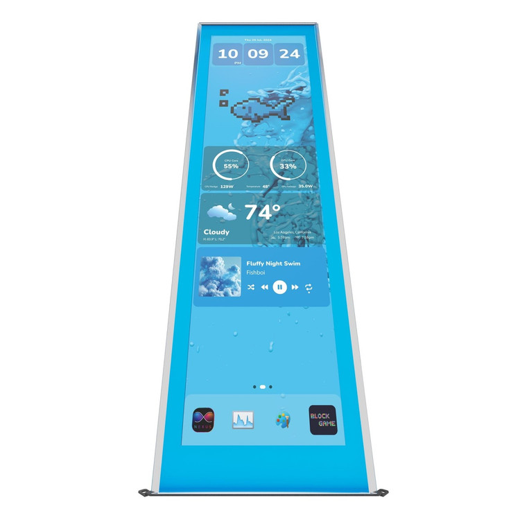 کیس هایت مدل HYTE Y70 TOUCH INFINITE BLUEBERRY MILK