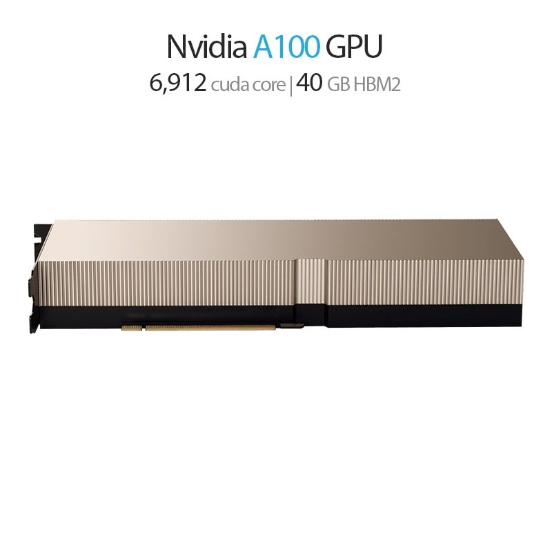 کارت گرافیک مدل  Nvidia A100 ظرفیت ۴۰ گیگابایت PCIE
