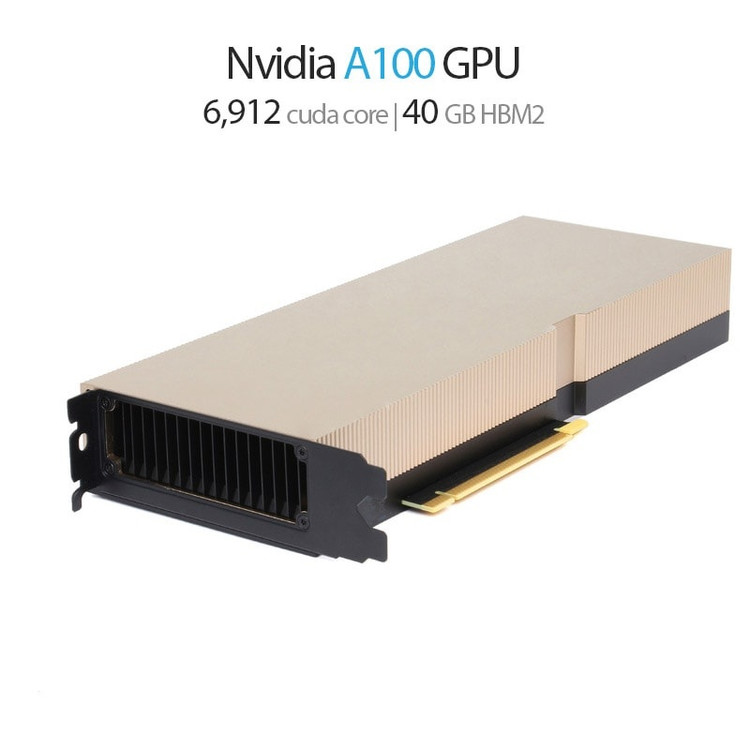 کارت گرافیک مدل Nvidia A100 ظرفیت ۴۰ گیگابایت PCIE