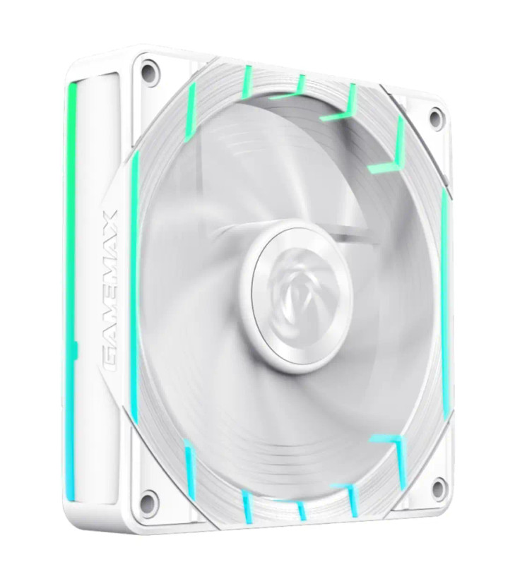 فن کیس گیم مکس مدل GameMax Tornado T12 R White 1X