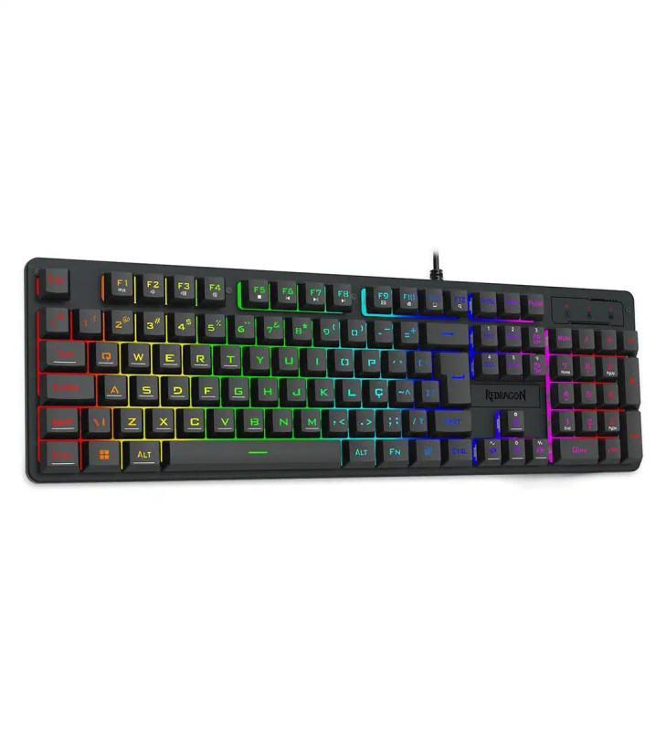 کیبورد ردراگون مدل Redragon K521 Rainbow Black