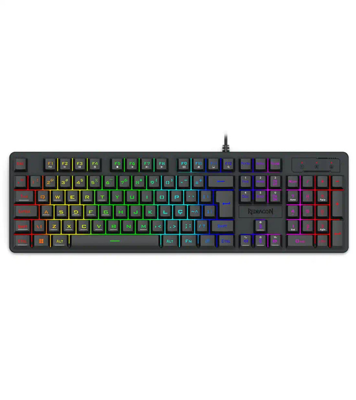 کیبورد ردراگون مدل Redragon K521 Rainbow Black