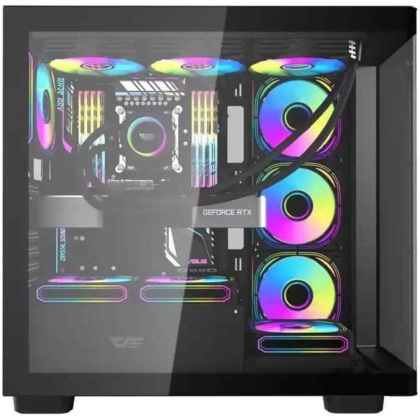 کیس دارک فلش مدل DarkFlash DS900G Black