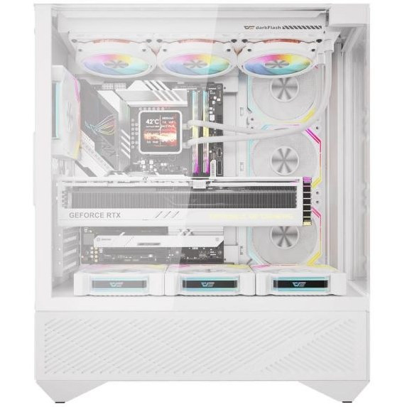 کیس دارک فلش مدل DarkFlash DY460 White