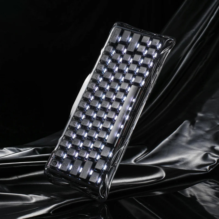 کیبورد گیمینگ گراوا استار مدل Gravastar Mercury V60 - Onyx Crystal
