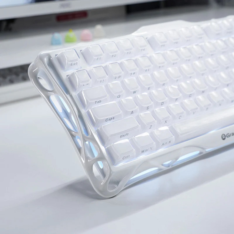 کیبورد گیمینگ گراوا استار مدل Gravastar Mercury K1 - White