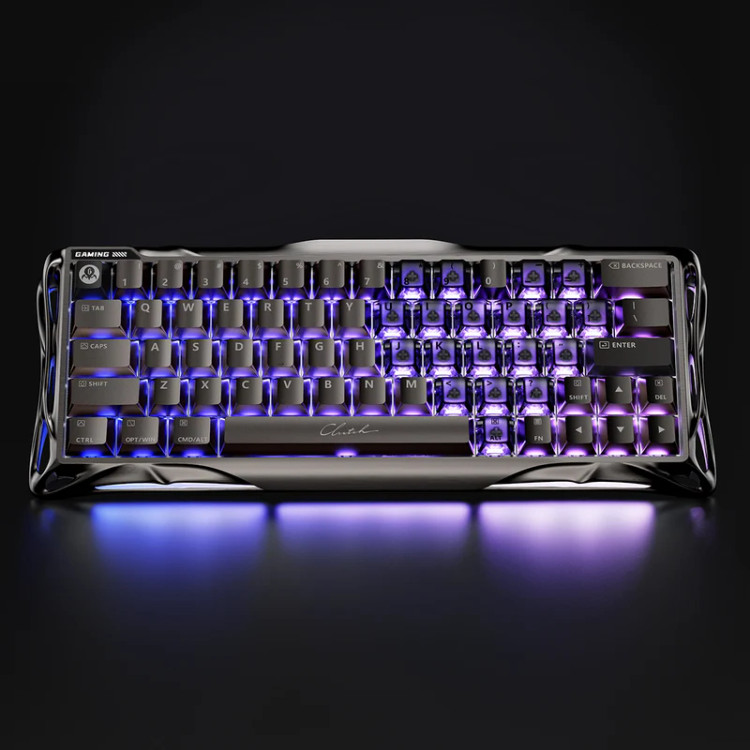 کیبورد گیمینگ گراوا استار مدل Gravastar Mercury V60 Pro - GunMetal