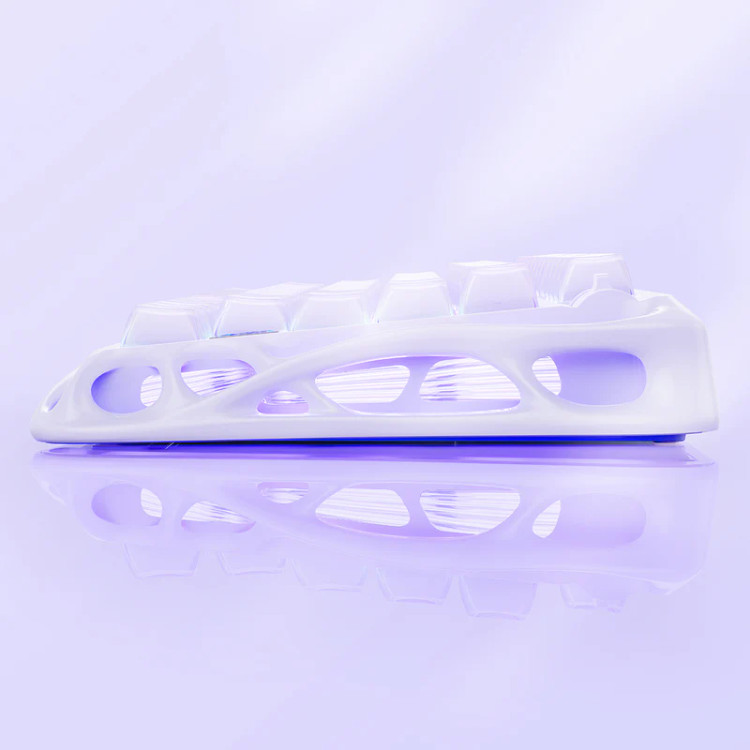 کیبورد گیمینگ گراوا استار مدل Gravastar Mercury V75 - Lavender Purple