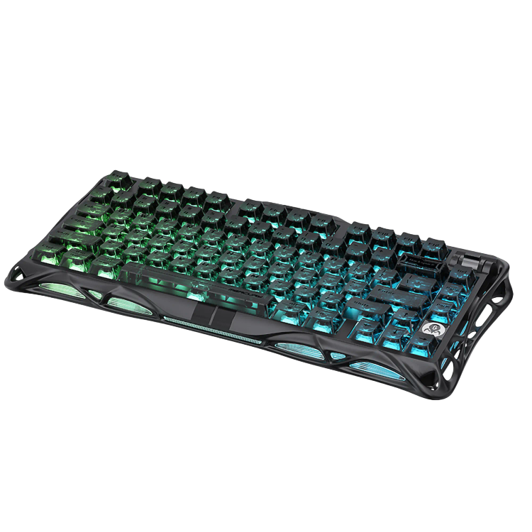 کیبورد گیمینگ گراوا استار مدل Gravastar Mercury V75 - Stealth Black