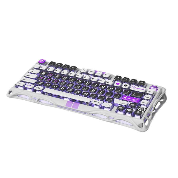 کیبورد گیمینگ گراوا استار مدل Gravastar Mercury V75 - Mecha Gray