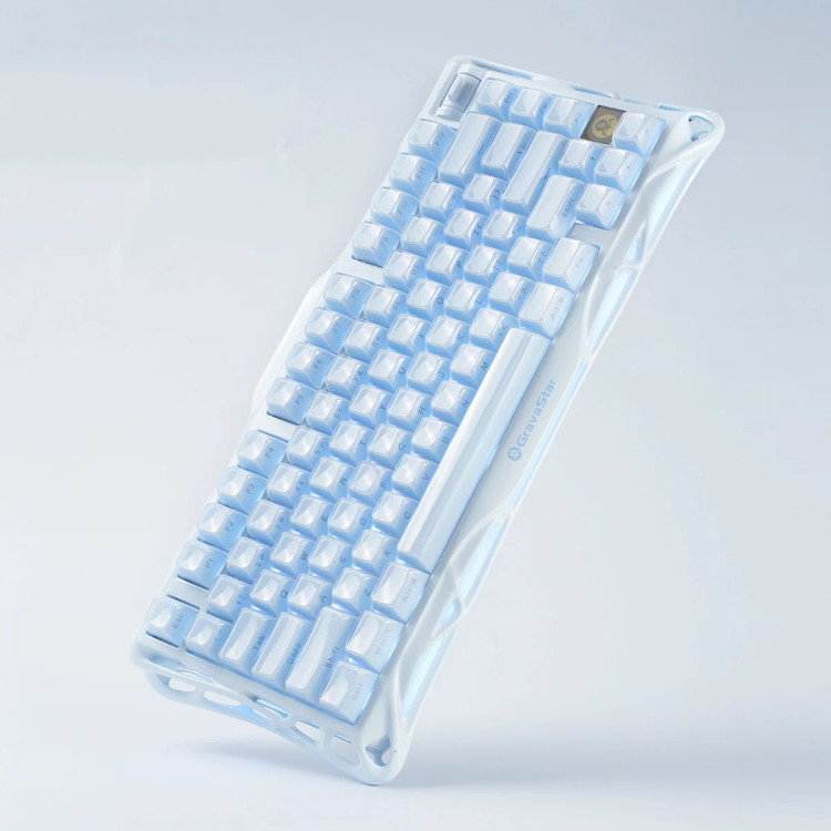 کیبورد گیمینگ گراوا استار مدل Gravastar Mercury K1 - Ice Blue