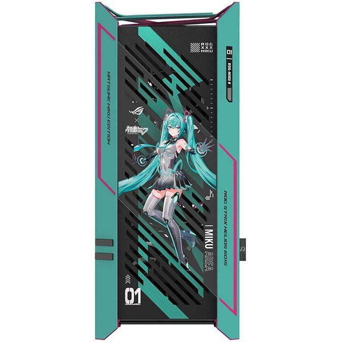 کیس گیمینگ ایسوس مدل ASUS ROG STRIX HELIOS GX601S Hatsune Miku Edition