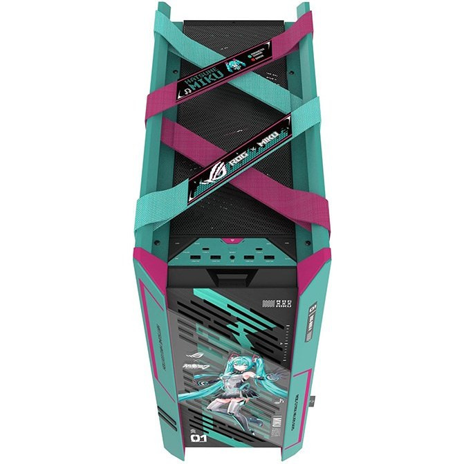 کیس گیمینگ ایسوس مدل ASUS ROG STRIX HELIOS GX601S Hatsune Miku Edition