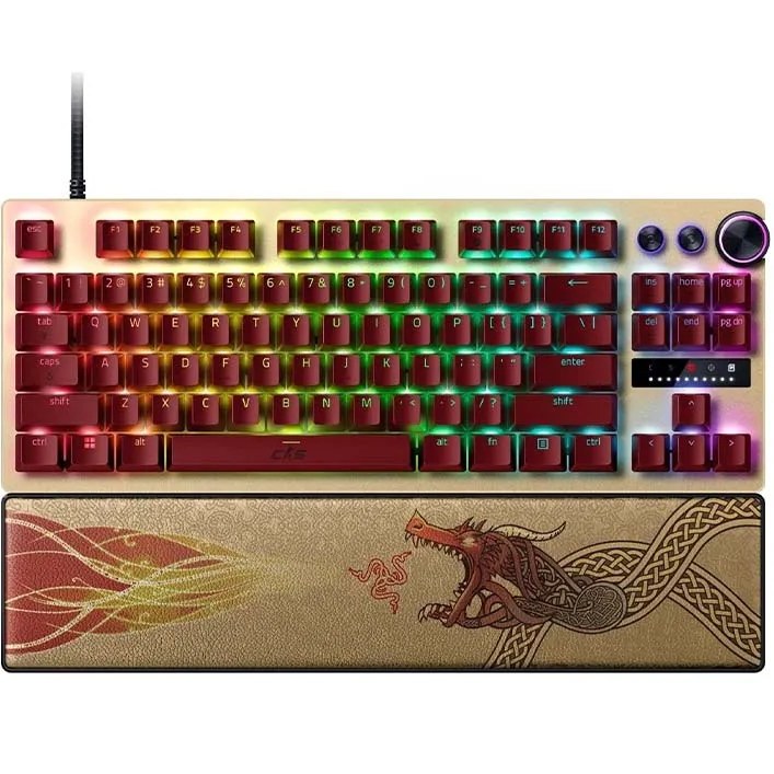 کیبورد ریزر مدل Razer Huntsman V3 Pro Tenkeyless Counter Strike 2 Edition