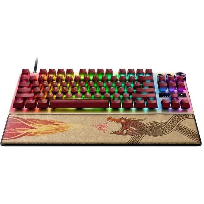 کیبورد ریزر مدل Razer Huntsman V3 Pro Tenkeyless Counter Strike 2 Edition