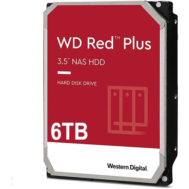 هارد اینترنال وسترن دیجیتال مدل Western Digital Red Plus 6TB WD60EFZX